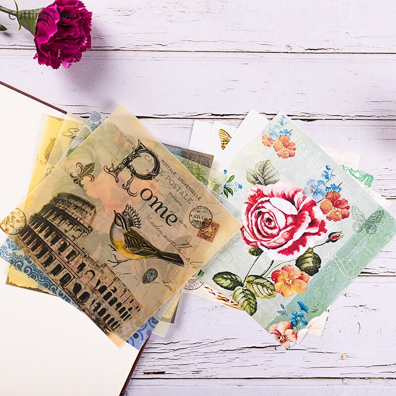 Rose Flower Bird Achtergrond Papier Velijn Papier ... – Grandado