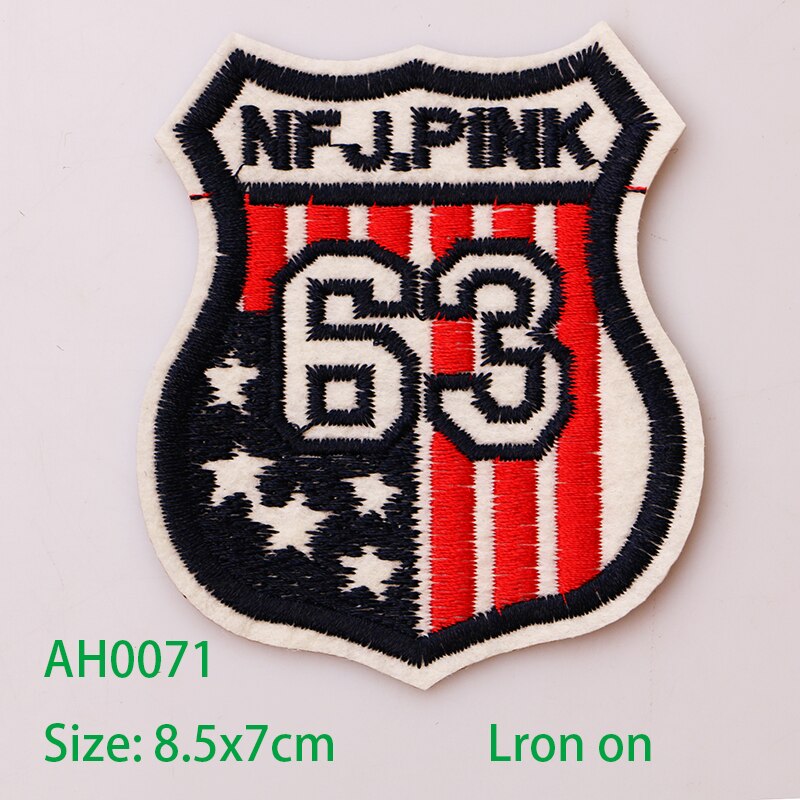 2 STUKS Digitale medaille, klok pictogram Geborduurde Ijzer op Patches voor Kleding DIY Strepen Kleding Patchwork Stickers Custom Badges: AH0071