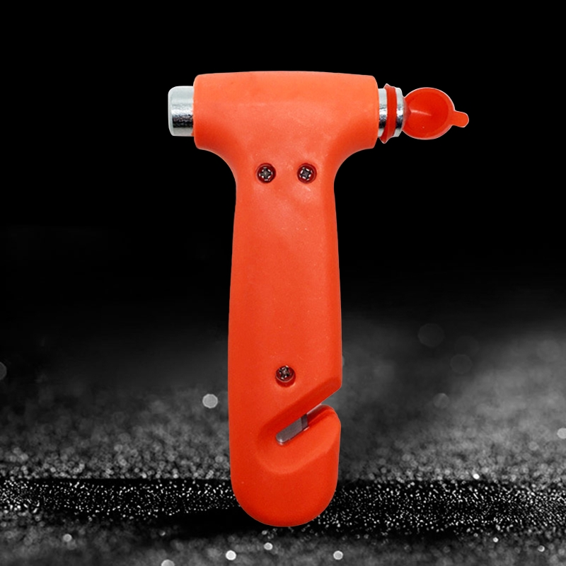 2-in-1 Rescue Disaster Escape Tool Car Safety Hammer Auto Window Glass Hammer