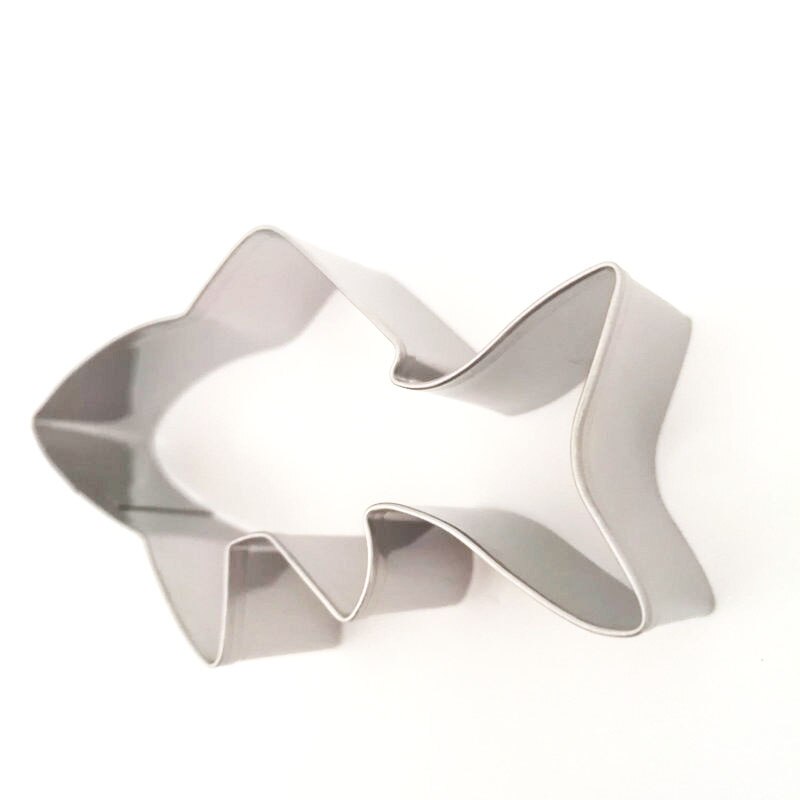 Small Fish Shape Stainless Steel Cookie Cutter Biscuit Baking Mold Fondant Cake Decorating Tools
