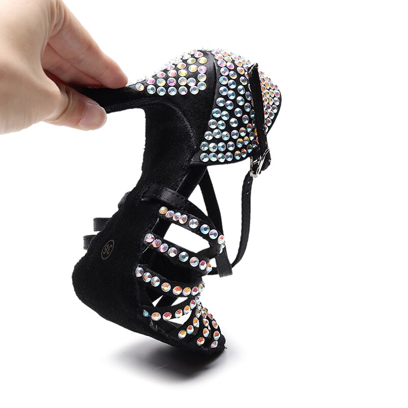 Diamond Lady High Heel American Latin Dance Shoes Salsa Dance Shoes