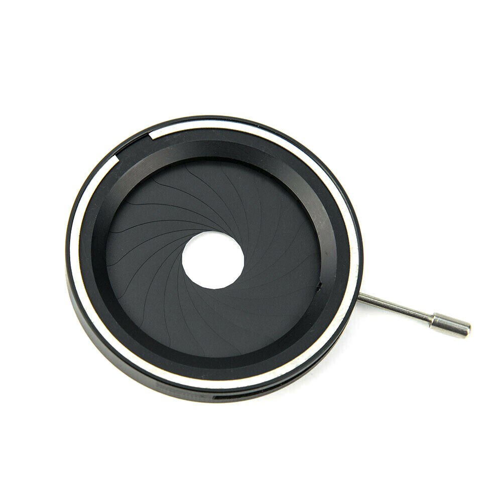 2.5-42mm Mechanical Iris Aperture Diaphragm Condenser Module with18pcs Blades: Default Title