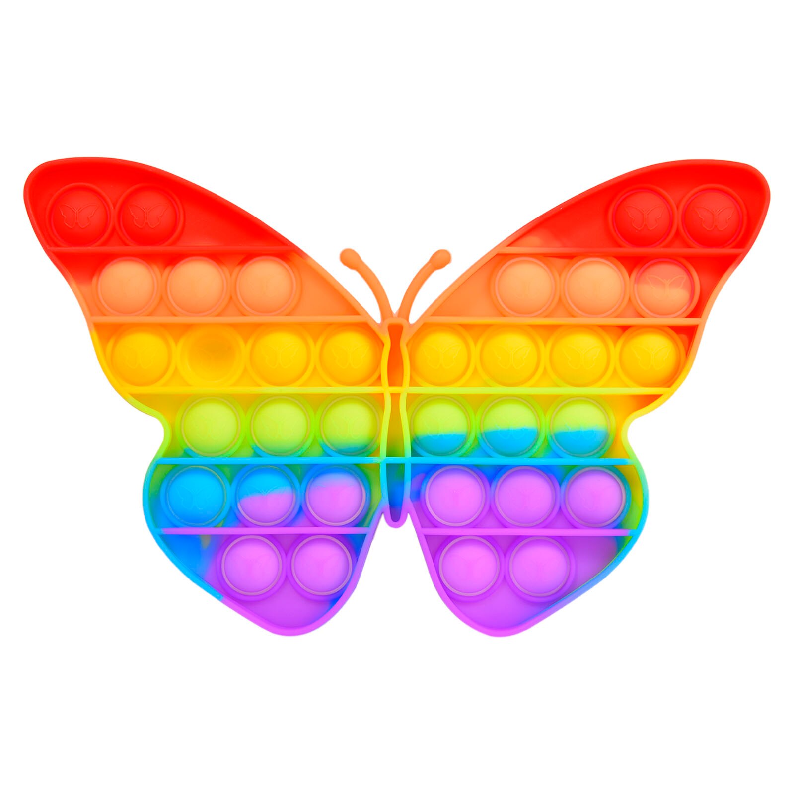 Push Bubble Fidget Sensory Toy Autism Special Needs Five-pointed Star Fidget Squeeze Funny Anti-stress Stress Reliever Toys: Butterfly