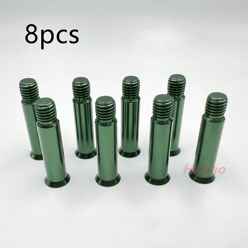 8 Pcs Roller Skates Screws Inline Skates Screws Speed Skates Accessories Color Yellow Blue Green Red Shaft Bolts: Blue