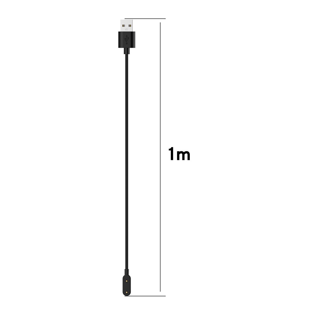 1m usb-ladekabel bærbar for huawei band 6/ watch fit honor band 6/ watch es lader base brakett smart tilbehør