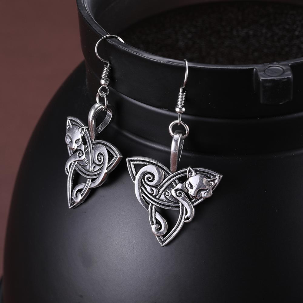 kkjoy Heksenknoop armband roestvrij staal heidens Wicca symbool 4-punts Keltische magische knoop hekserij armband voor vrouwen meisjes, Roestvrij staal, Geen edelsteen