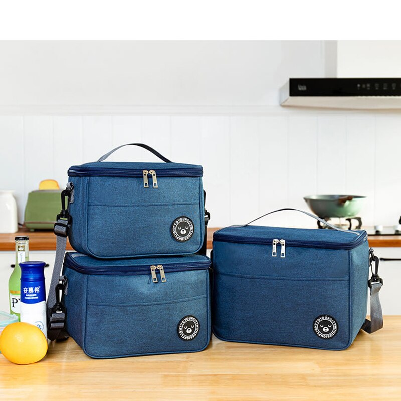 Stor termisk kjølebag piknik kjøler matboks camping matpakke kvinner barn matboks piknikkurv kjølebag til måltid