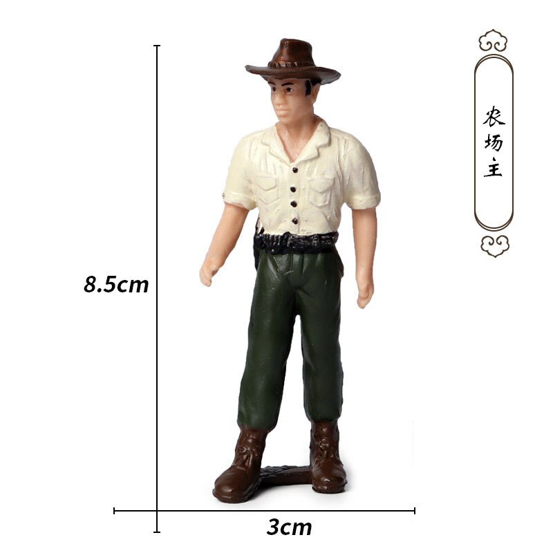 Simulation farm Parent-child Education Models Keepers Educational Toys Children's: Farmers