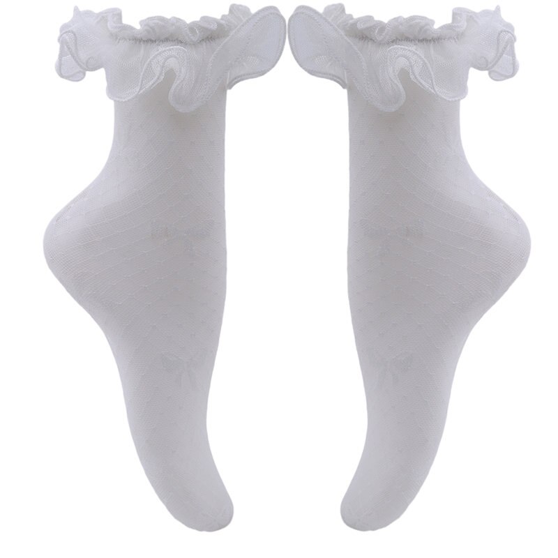Summer Baby Girls Kids Toddler Lace Ruffle Princess Mesh Socks Children Breathable Ankle Sock