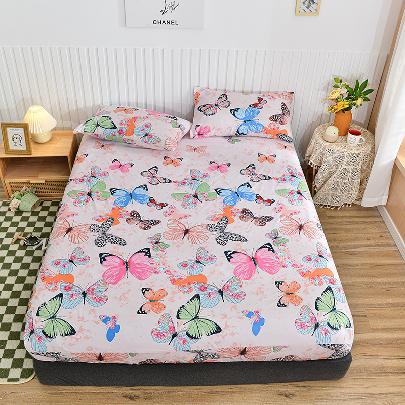 Bonenjoy-sábana bajera tamaño King con funda elástica para cama doble, Funda de colchón con patrón de aguacate, sin funda de almohada