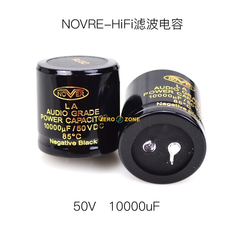 2PCS NOVER 10000uF/50V 35x35mm AUDIO GRADE electrolytic capacitor LA 50V10000UF HIFI POWER 10000UF 50V