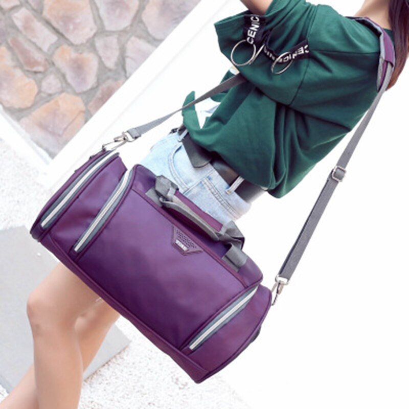 wasserdichte Frauen Sport tasche Männer sporttasche Rucksack Fitness Reise Handtasche Außen Separaten Raum Für Schuhe Sack Sport tasche männlichen