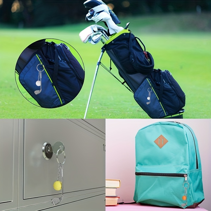 Colgante de llavero con pelota de golf: ¡Agregue un toque deportivo a tu apariencia! perfecto para entusiastas del golf