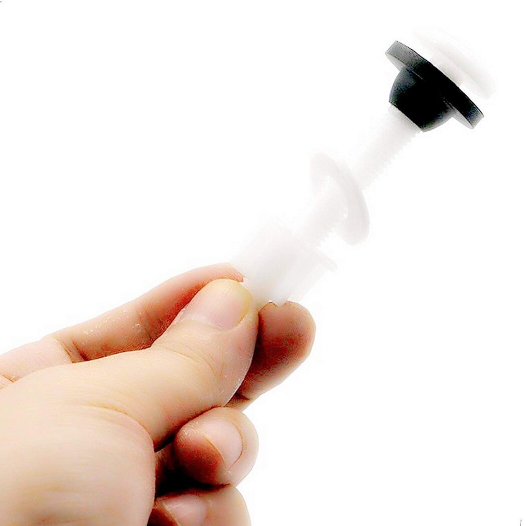 2pcs Toilet Seat Hinge Bolts Screw Fixing Fitting Kit Toilet Seat Plastic Fastener Repair Accessories