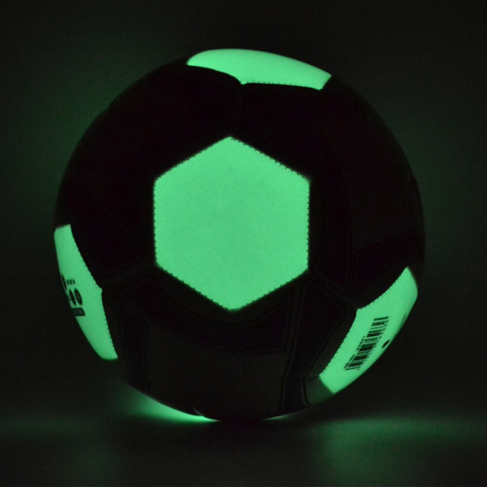 Voetbal Bal Lichtgevende Voetbal Nachtlampje Noctilucent Kinderen Game Train Luminescentie Bal Mannen Vrouwen Gloeiende Voetbal Size #4