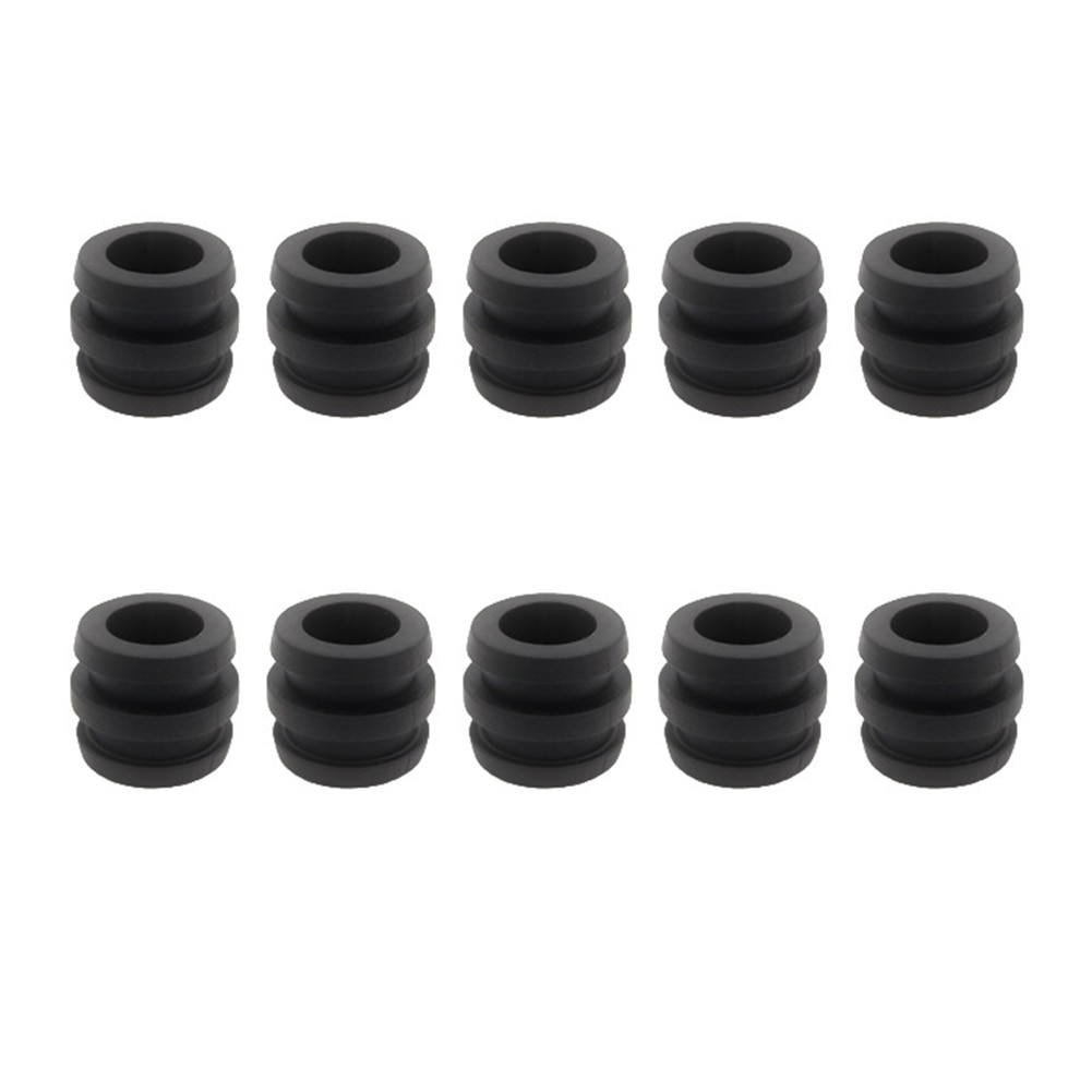Juego de amortiguadores duraderos para futbolín, piezas de repuesto para fútbol de mesa de 16mm, parachoques de varilla de goma suave, 10 Uds.