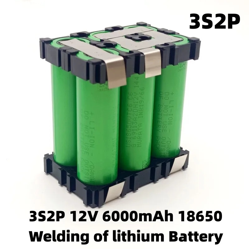 2S1P 3S2P 4S1P~5S2P 6S2P 18650 VTC6 battery pack custom 18650VTC6 battery welding 3000mAh / 6000mah battery pack 7.4V to 25.2v: Pink