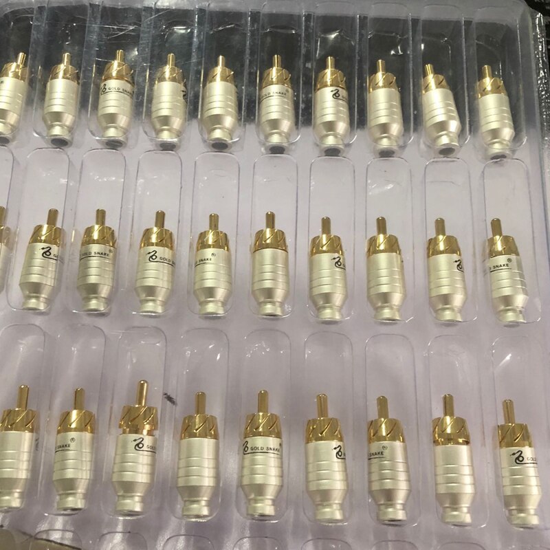 DIYLIVE Audio Plug RCA Lotus Plug Signal Plug Small aperture 5MM terminal