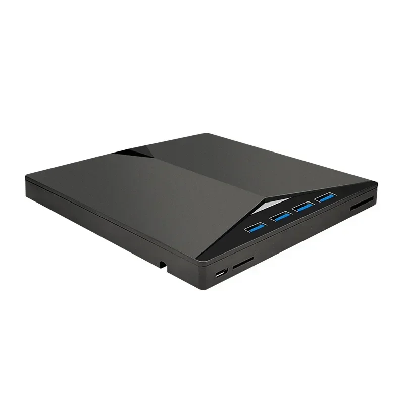 7-in-1 USB 3.0 Typ-C Externer DVD RW CD-Brenner Optisches Laufwerk Leser Player Tray Typ DVD-Brenner für PC Laptop Desktop iMacs: Default Title