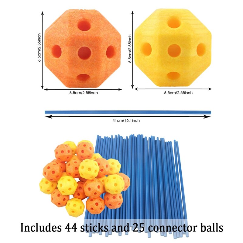 69Pcs costruzione Fort Toy fai da te gioca tenda costruzione castello Tunnel emble kit per regalo per bambini