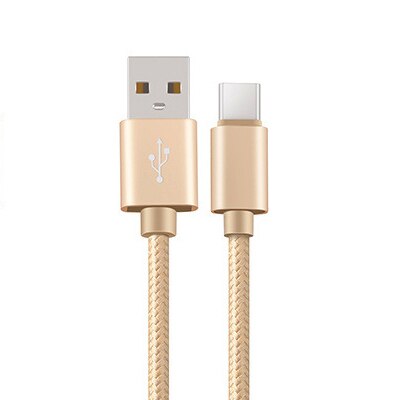 USB-C USB 3.1 Type C Fast Charger for Motorola Moto G6 / G6 Plus , Moto Z , Moto X4 X Data Sync Charging Cable: Gold / 0.25m