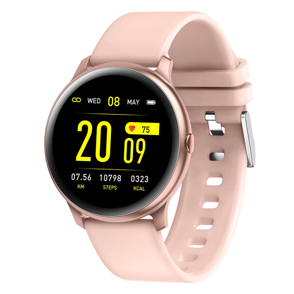 KW19 Smart Horloge Vrouwen Mannen Hartslagmeter Multi-Talen Sport Smartwatch Fitness Tracker Voor Android Ios