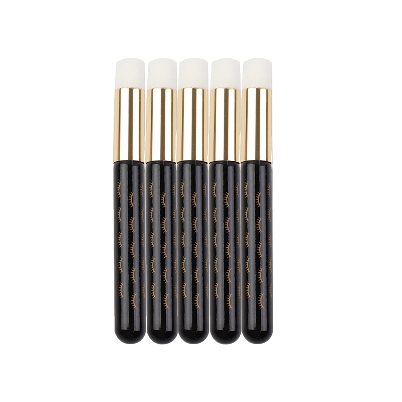 1/5PCS Szczotka do czyszczenia rzęs Aplikator do przedłużania rzęs Szczotki do brwi Szczotki do nosa Butelka do mycia Pielęgnacja skóry Narzędzie do makijażu czyste materiały eksploatacyjne: YELLOW