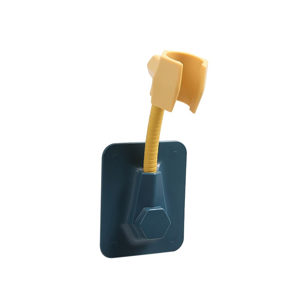 Self-Adhesive Wall-Mounted Multifunctional Universal Adjustment Shower Bracket Shower Rack Holder Bathroom Tools #30: C