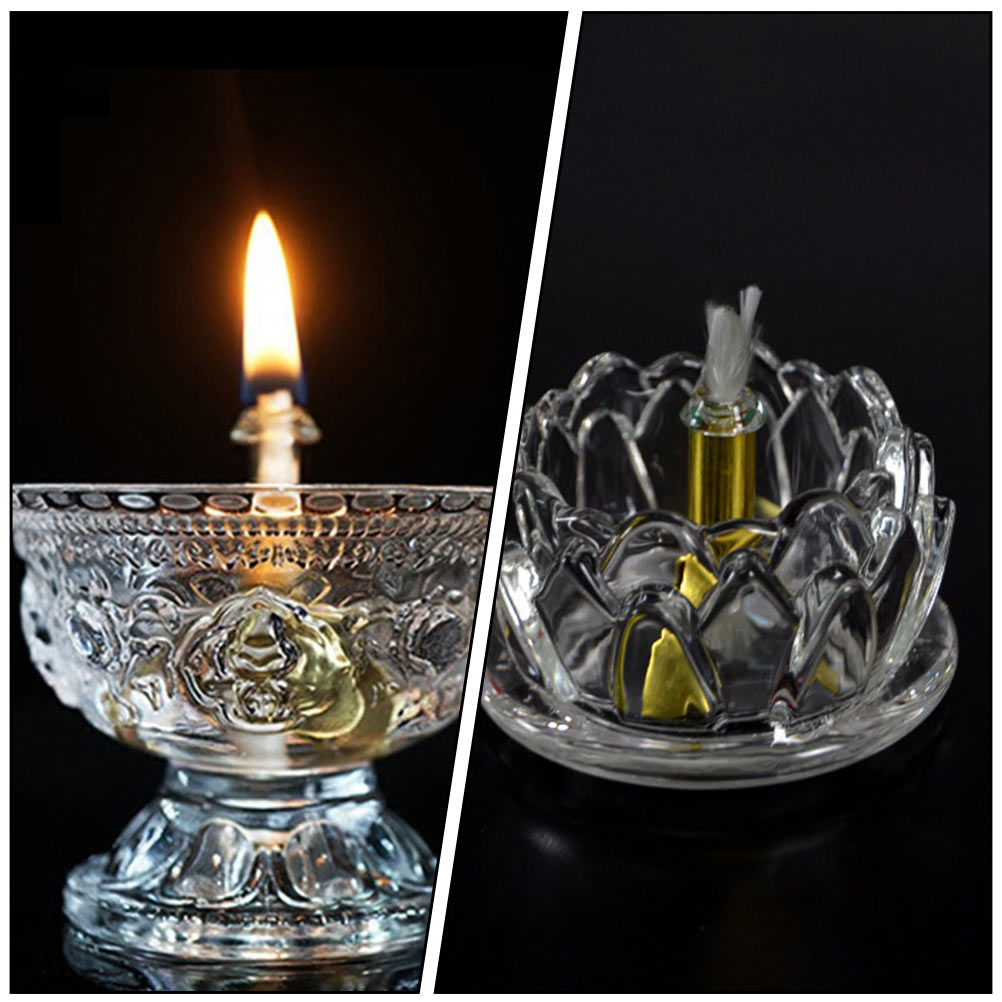 Mèches De Rechange En Fibre De Verre Pour Bougies D'huile - Largeur 1 à 6 Mm - Lot Blanc