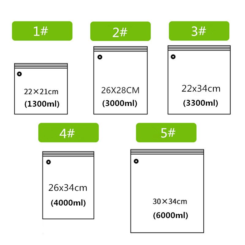 USB Portable Food Vacuum Compression Bag Vacuum Machine Electric Pumping 5 Bags Reusable Ziplock Bag Eco Friendly