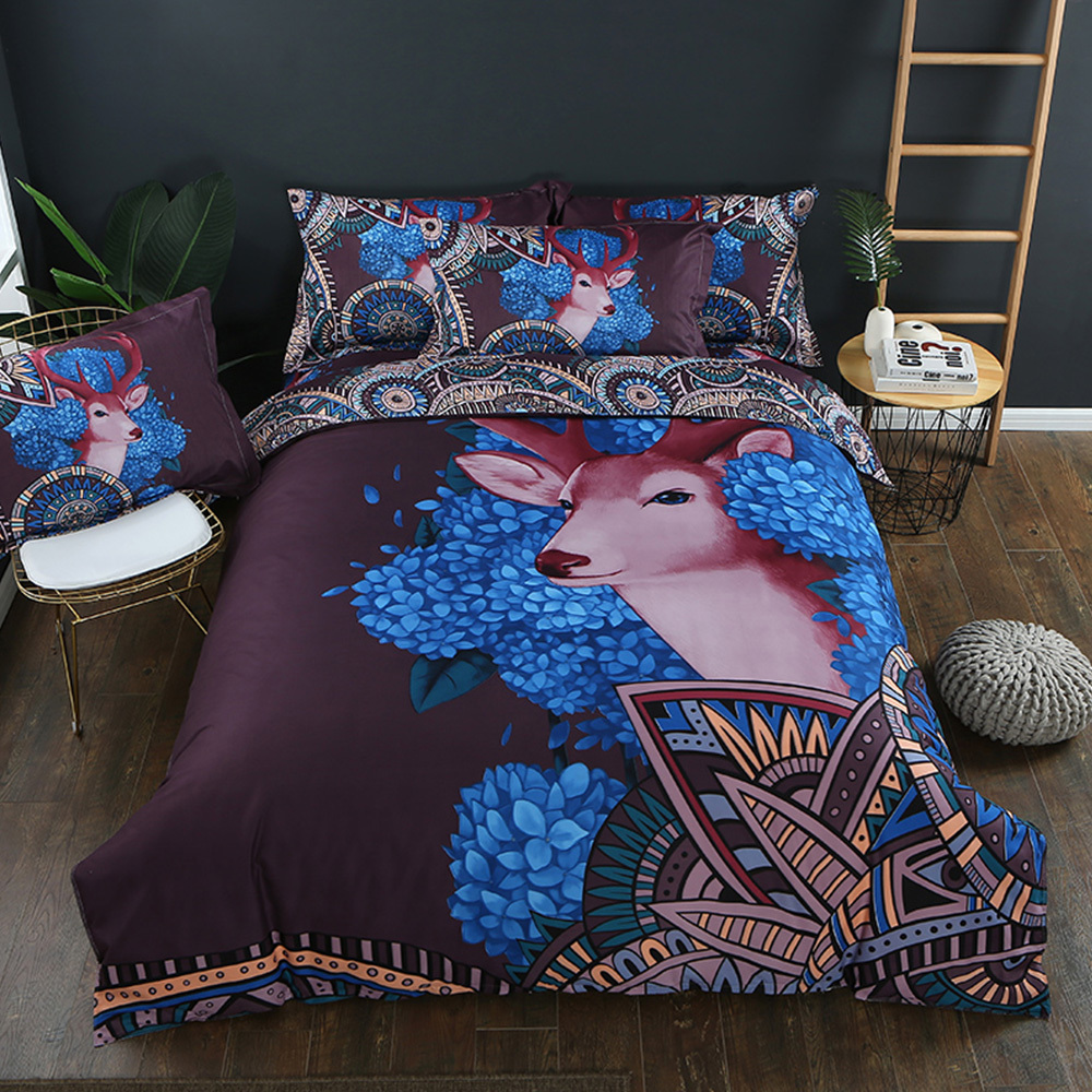 Sábana de fútbol juego de cama impreso Individual Doble hogar funda de almohada textil 3 unids/set fútbol baloncesto edredón juego de sábanas: 3