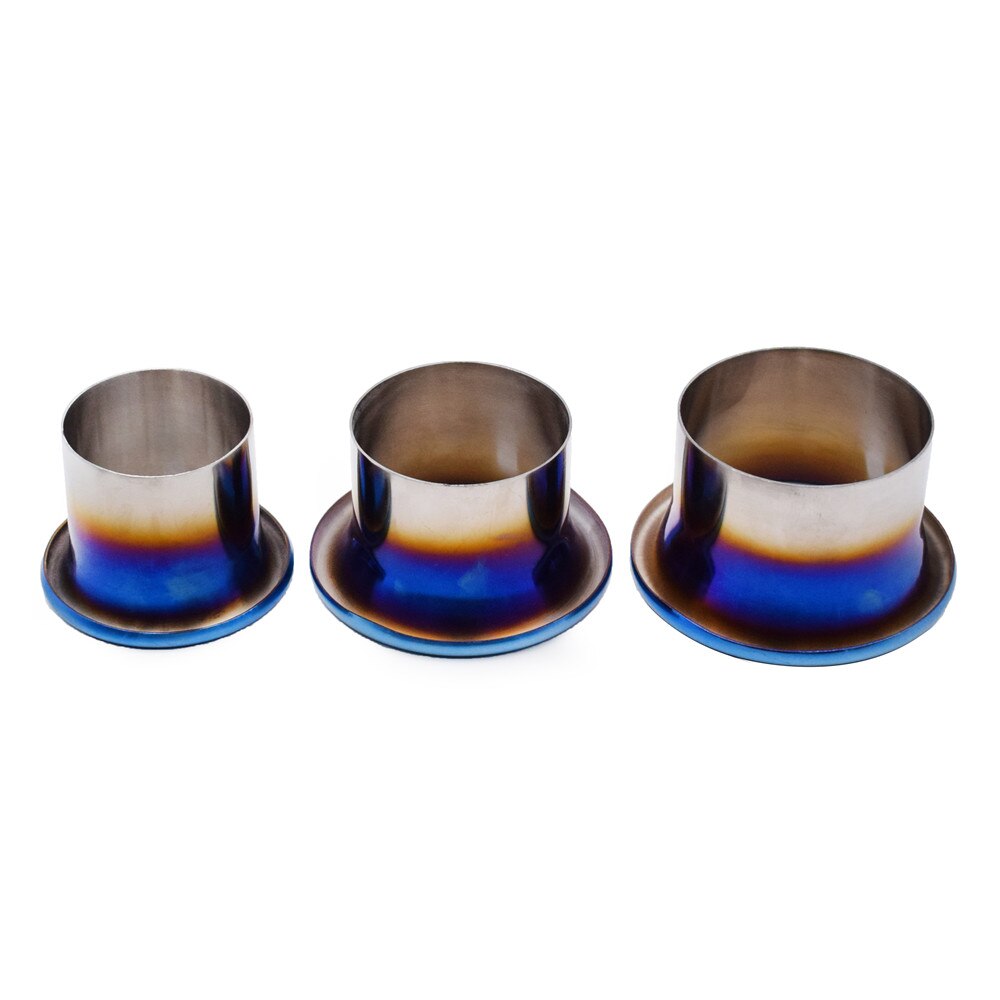 76Mm/89Mm/102Mm Titanium Blue Cold Air Intake Systeem Velocity Stack Kit Turbo Hoorn Trechter kit