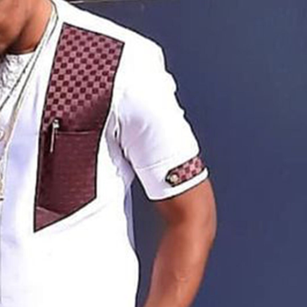 Dashiki t-shirt herr afrika kläder tröjor afrikanska kläder hip hop dräkt afrikansk fritidsklänning t-shirt homme