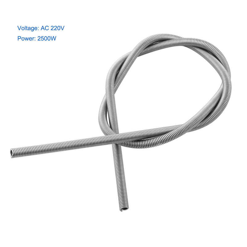 220V 2500W Kiln Furnace Heating Coil Kit Element Resistance Restring Wire Electrical Heated Tube Household Appliance