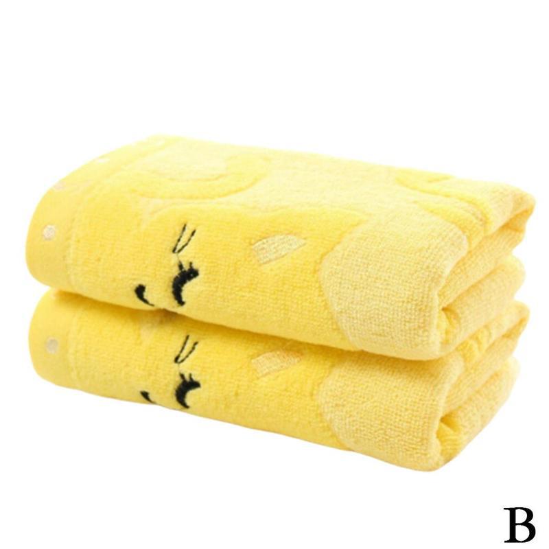 1pcs Baby Towel Pure Cotton Bamboo Fibre Bath Towel Super Accessories Bath Cartoon Absorbent Baby Towel Face Baby C0I4