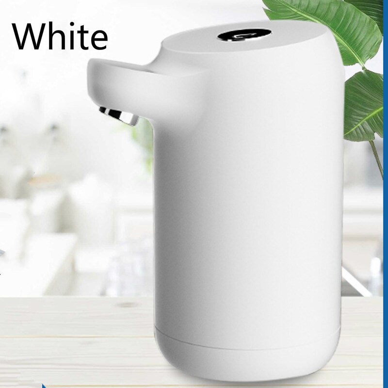 Fles Tap Dispenser Elektrische Water Dispenser Huishoudelijke Intelligente Oplaadbare Water Dispenser Automatische Water Dispenser: white 3