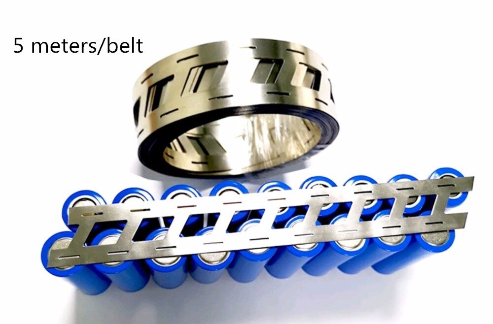 5 meter/riem! Hoge zuiverheid Zuiver Nikkel riem 2 P lithium batterij nikkel strip Li-Ion batterijen Ni plaat gebruikt voor 18650