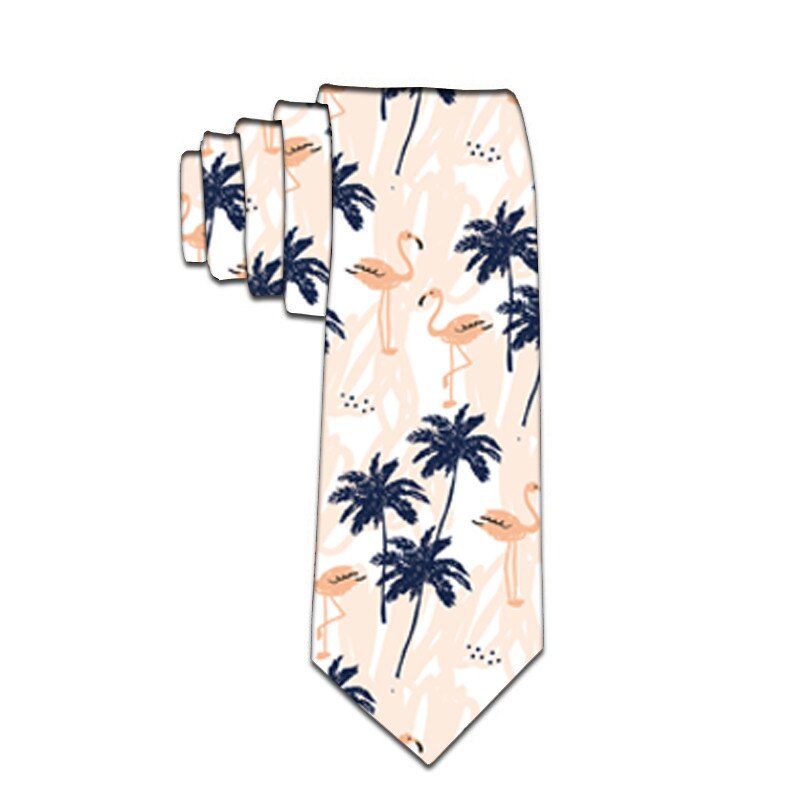 Klassiske polyester mænd slips printe hals slips 8cm blomster sjove slips til mænd formelt jakkesæt bryllupsfest gravatas: 03