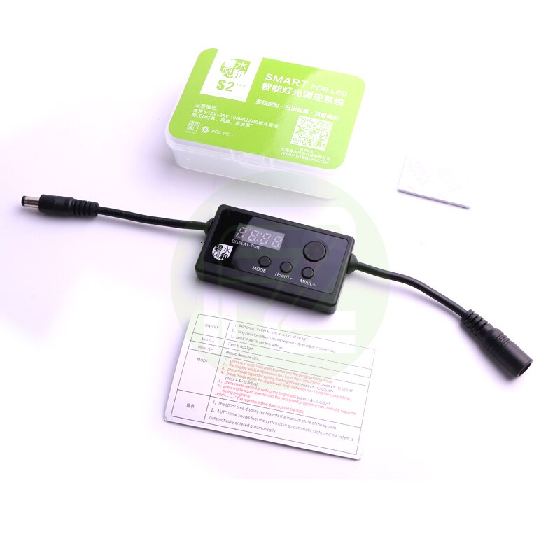 S2 Pro Smart LED Timer Controller Infinitely Variable Dimmer With Sunrise Sunset Model Compatible Chihiros Led Lighting