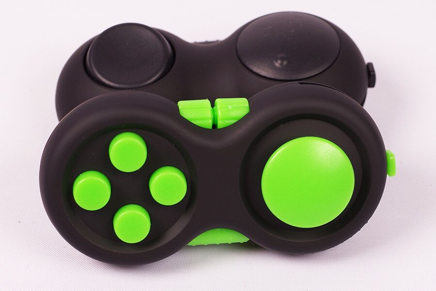 Decompression handle four generation game handle decompression cube handle gadget pad decompression toy: Light Green