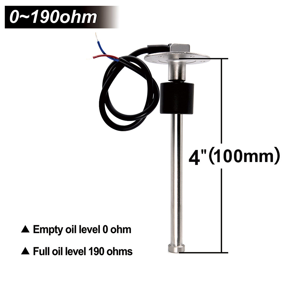 0-190 Ohm Kraftstoffstandsensor/Wasserstand Edelstahl A5 Sensor für Auto Auto Stiefel Wassertank Füllstandsanzeige Kraftstoffstandsanzeige: Armee Grün