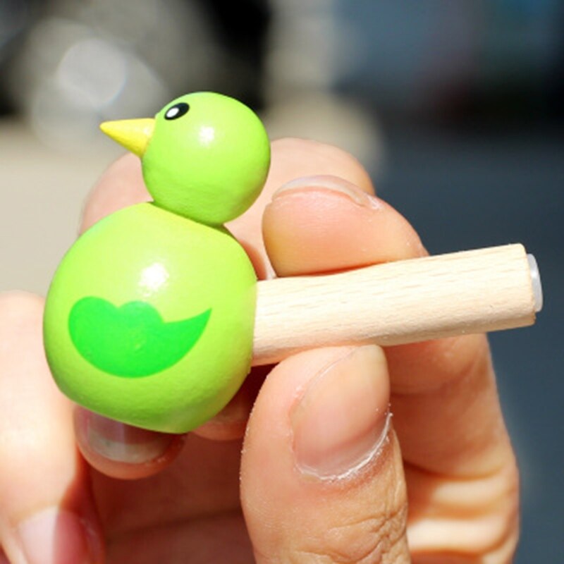Bad Speelgoed Houten Vogel Fluitje Bathtime Muzikaal Speelgoed Kid Vroege Instrument F3ME