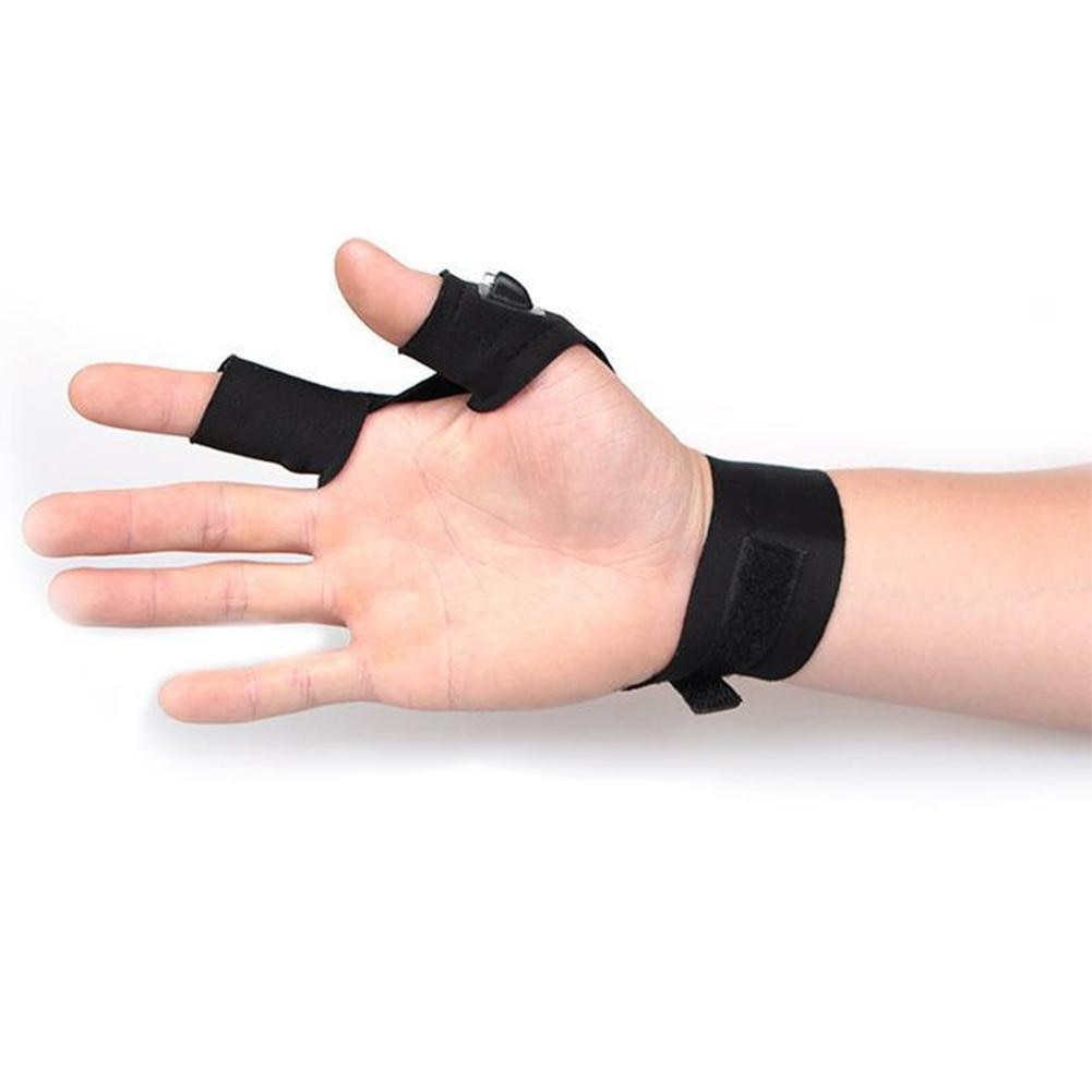 1 stücke LED draussen Taschenlampe Beleuchtung Angeln Handschuhe Handschuhe Beleuchtung Verstellbaren Riemen Finger Angeln Laufen Handgelenk Handschuhe Ha L1Q5