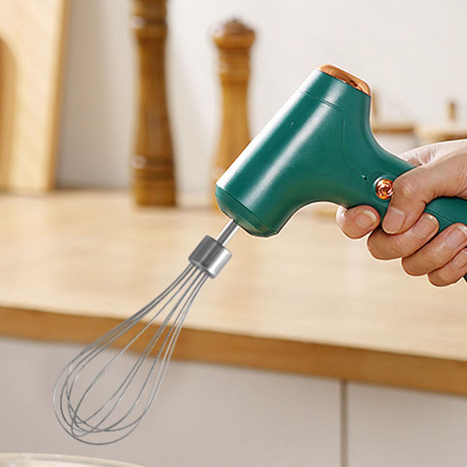 Wireless Portable Electric Food Mixer Hand Blender High Power Dough Blender Egg Beater Hand Mixer