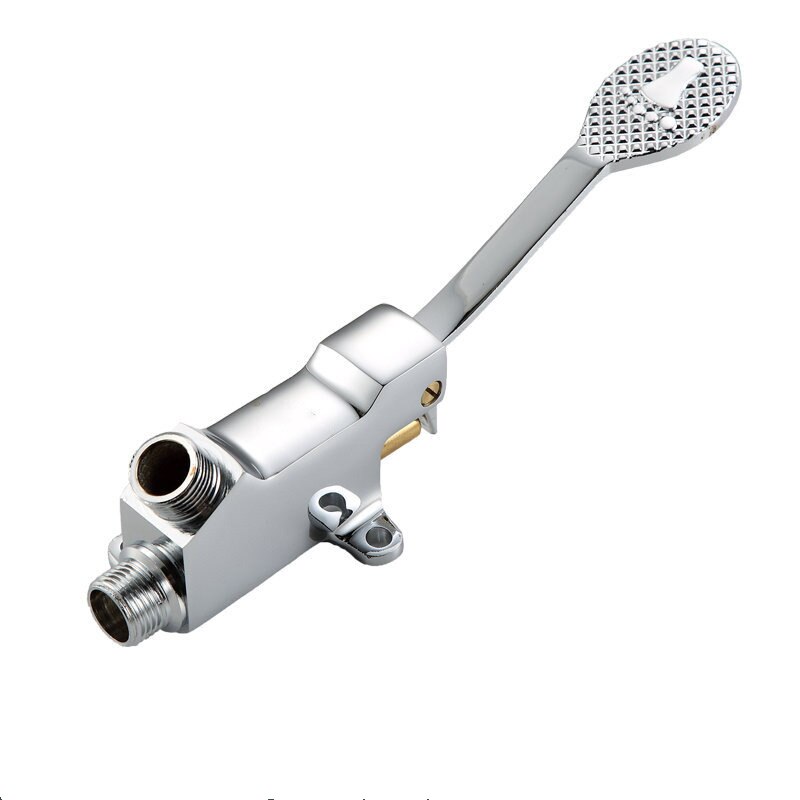Pedal de acero inoxidable 304, válvula de control de grifo para suelo, baño, lavabo, pedal de agua para casa, hospital, hotel