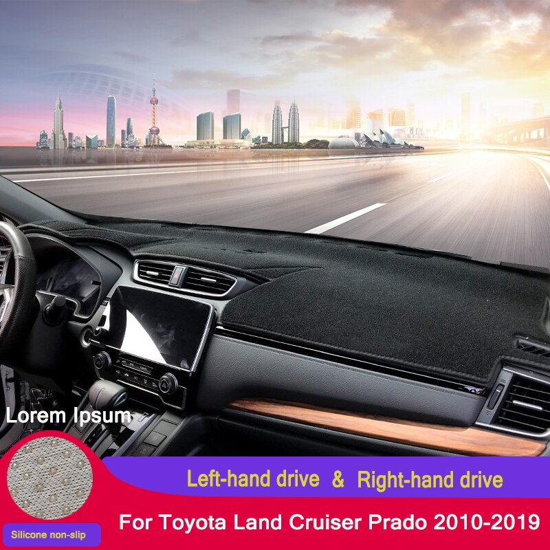 Til toyota land cruiser prado bil styling covers dashmat dash mat mat dashboard cover