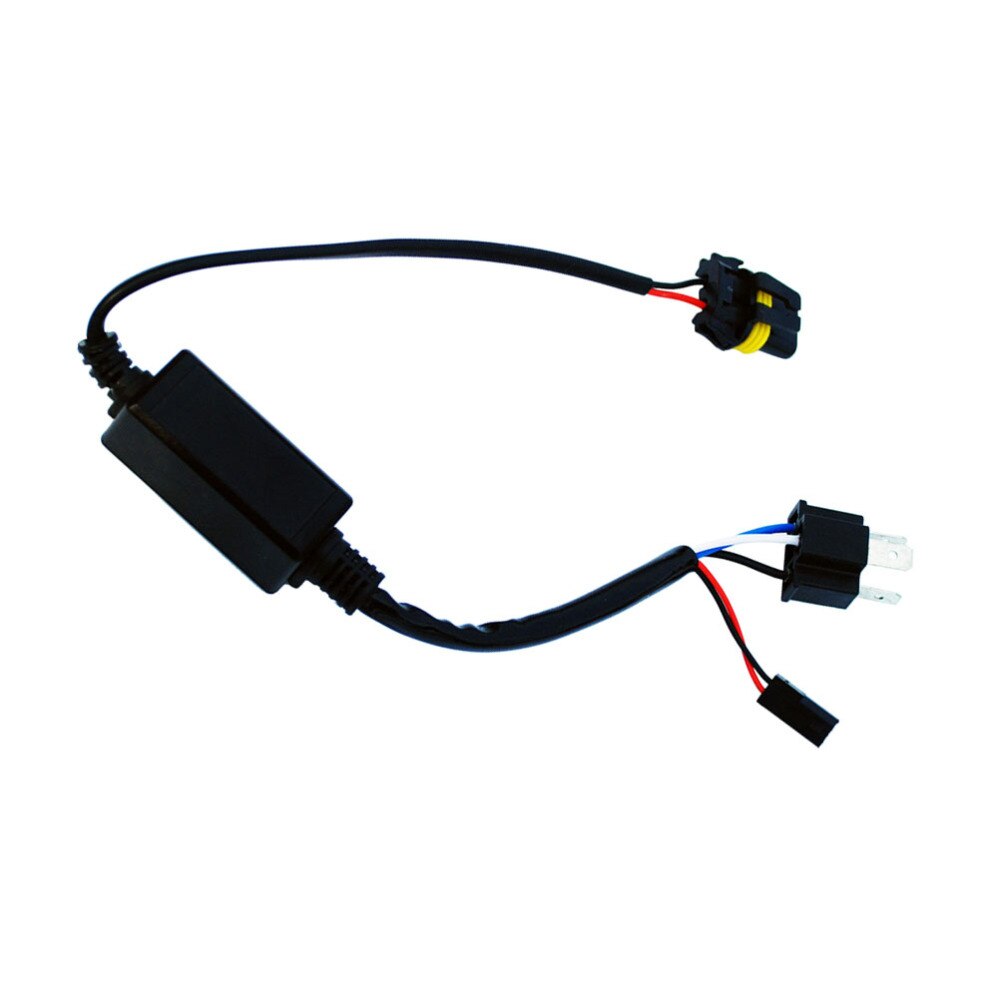Wire Harness H4 Wire Harness HID Xenon Power Cable Connector Ballast Socket HID Wiring Adapter Conversion Kit High Low Connect