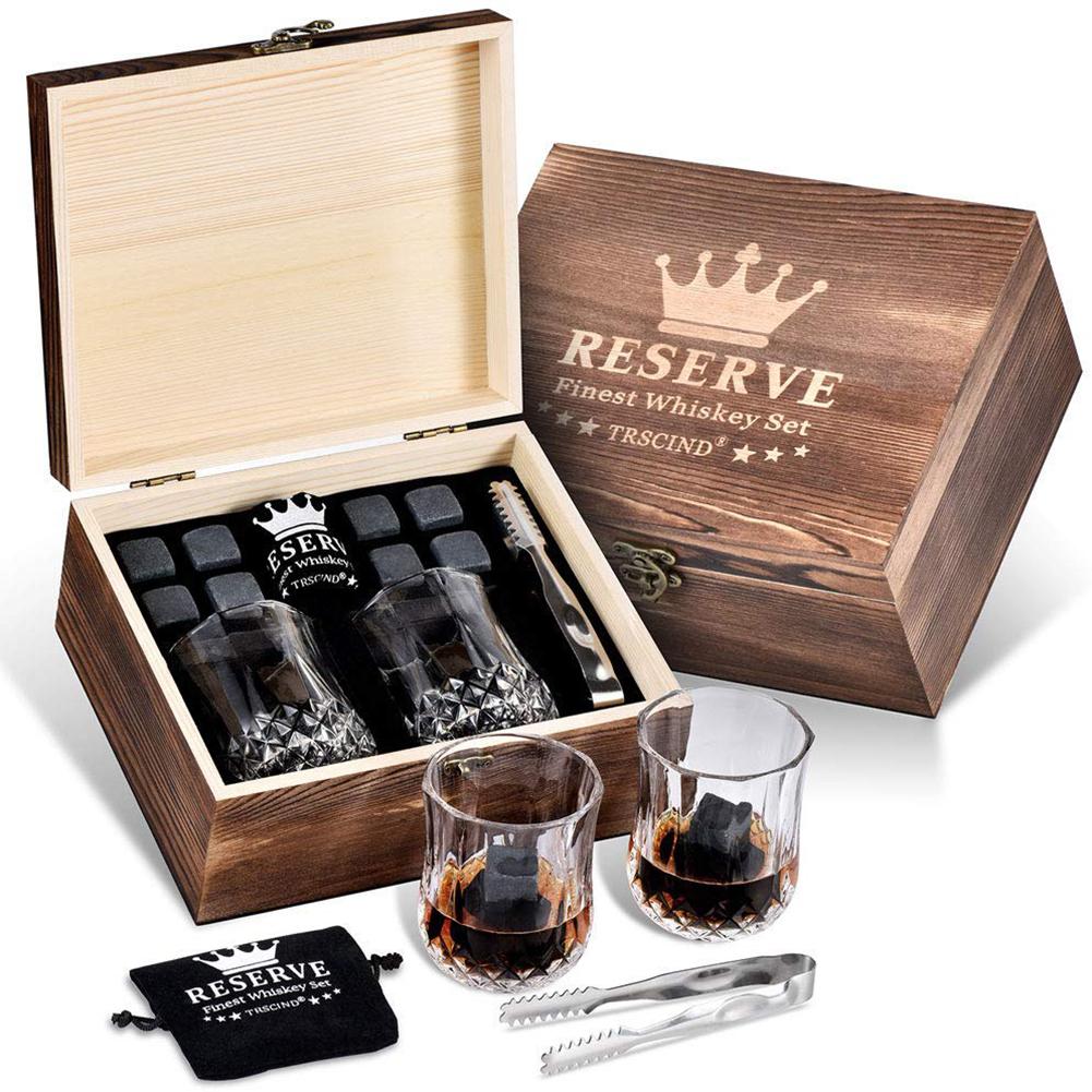 1000ml Whiskey Karaffe Antike Schiff Whiskey Spender Für Schnaps Bourbon Wodka Globus Karaffe Mit Fertig Holz Stehen: Tasse einstellen