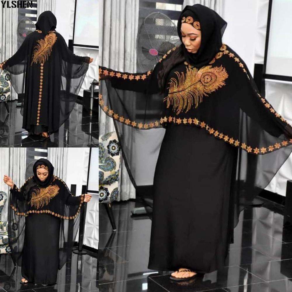 2 Delige Set Afrika Jurk Afrikaanse Jurken Voor Vrouwen Zomer Dashiki Zowel Side Diamond Sjaal Bazin Boubou Gewaad Africaine Kleding