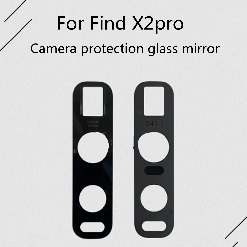 Voor Oppo FindX2 FindX2 Pro Achter Back Camera Glas Lens Cover Frame Vervanging Mobiele Telefoon Reparatie Onderdeel